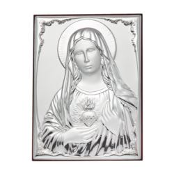 Obrazek srebrny Niepokalane Serce Maryi 309824