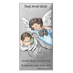 Obrazek Aniołek nad dzieckiem z modlitwą 6753C