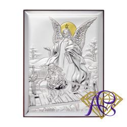 Obrazek srebrny Anioł stróż na kładce 31123 ORO