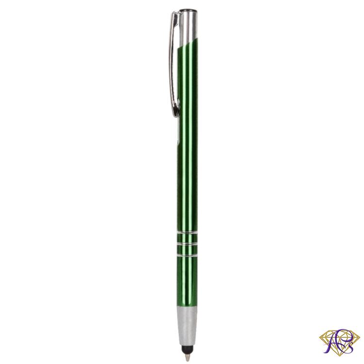 Długopis, touch pen zielony V1744-06