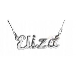 Naszyjnik srebrny rodowany Eliza