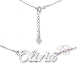 Naszyjnik srebrny imię Olivia OLIVIA/CEL/R