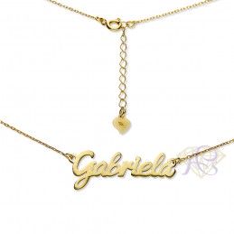Naszyjnik srebrny złocony imię Gabriela GABRIELA/CEL/Z