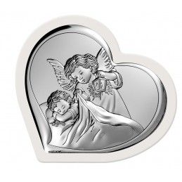 Obrazek srebrny Aniołek z latarenką 6448W