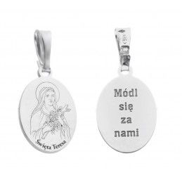 Medalik srebrny Ag 925 Święta Teresa MDC016