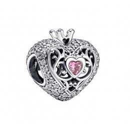 Charms srebrny Ag 925 serce z koroną IM0070922CH