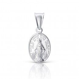 Srebrny Medalik Matki Boskiej Cudownej MD1515R