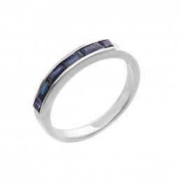 Pierścionek srebrny Ag 925 Blue Sapphire 3136-R-BS